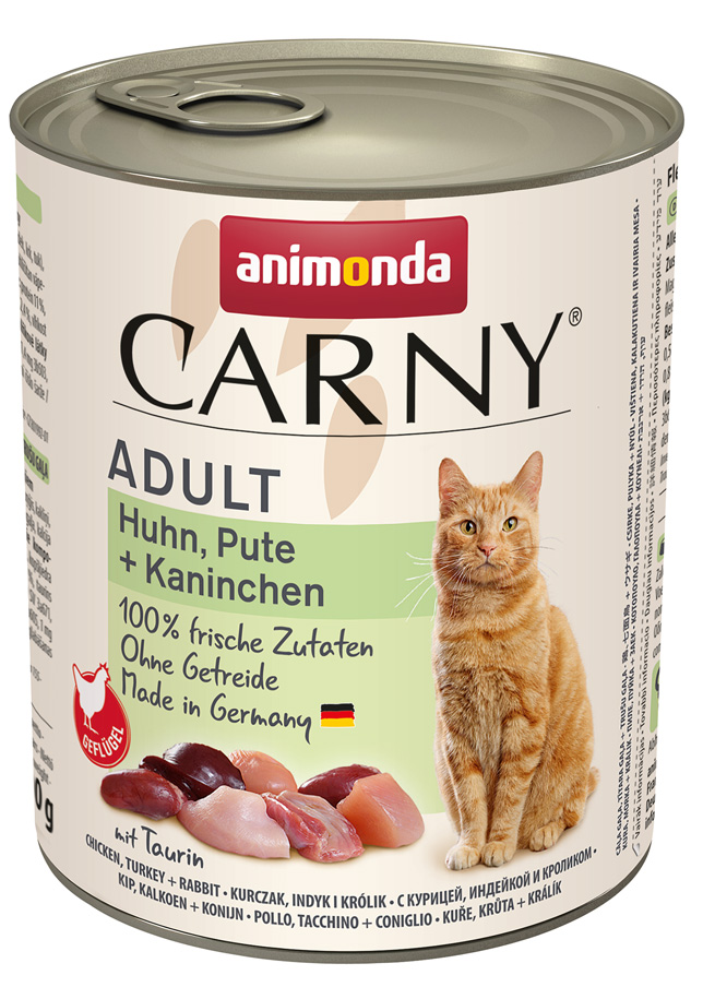 Animonda Carny - Adult Pute, Huhn + Kaninchen - 6 x 800g - 1