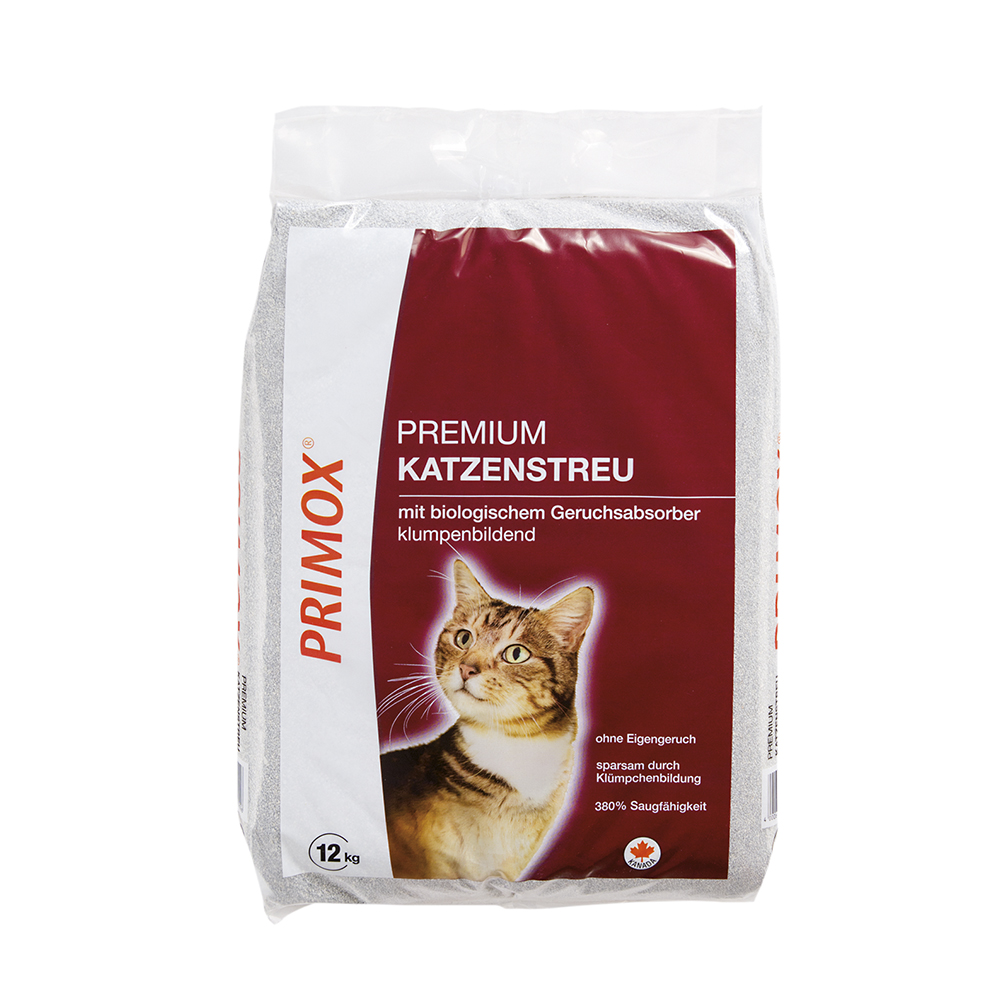 Premium Katzenstreu m. Geruchsabsorber 12kg