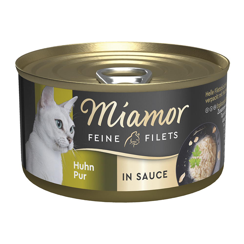 Feine Filets mit Huhn in Sauce