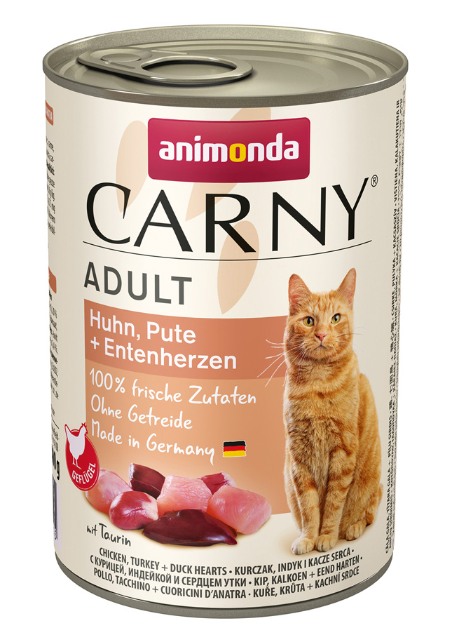 Animonda Carny - Adult Huhn & Pute & Entenherz - 6 x 400g - 1