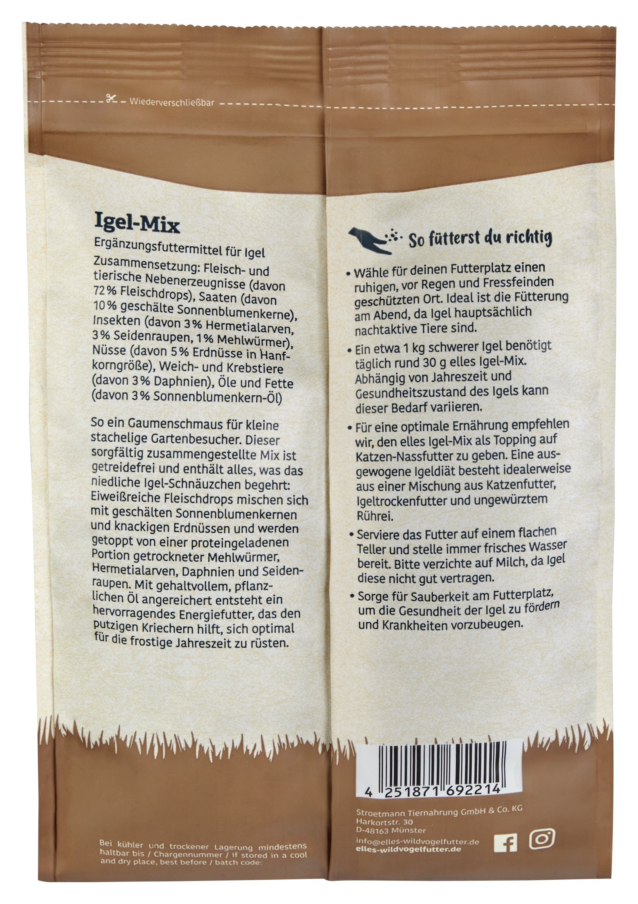 elles - Igel-Mix 750g - 5 x 750 g - 4