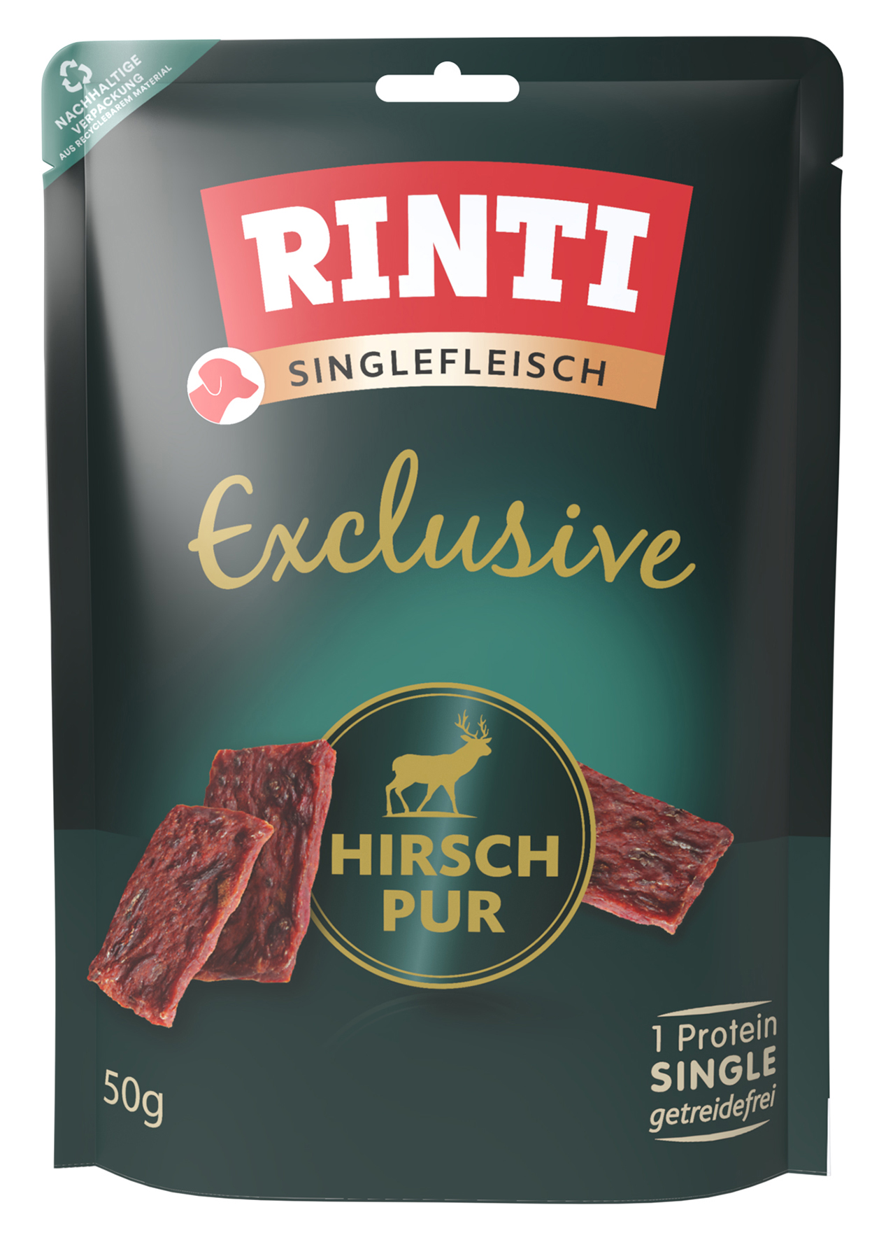 Singlefleisch Exclusive Snack Hirsch pur
