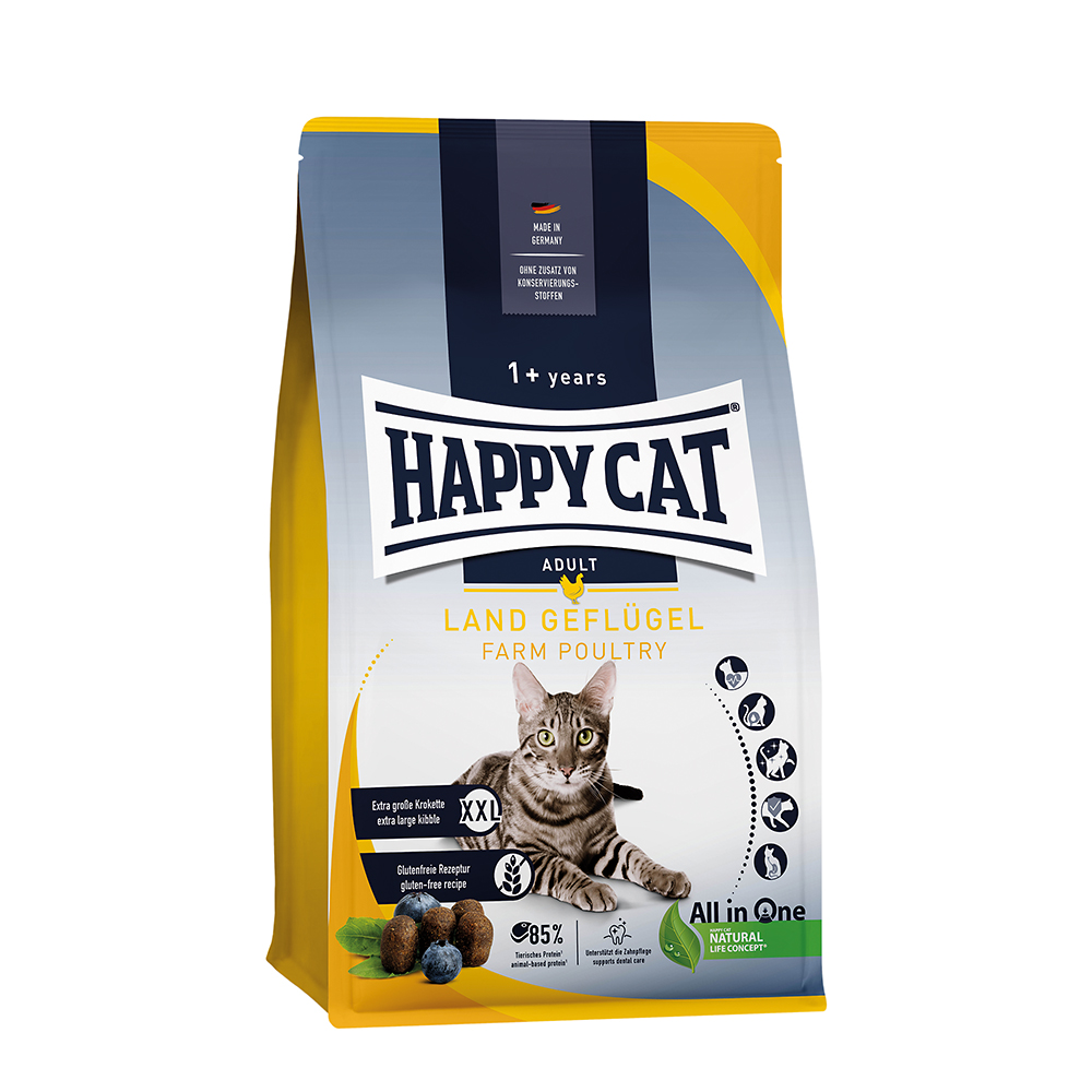 Happy Cat - Culinary Adult Land Geflügel - 4 x 1.3 kg - 1