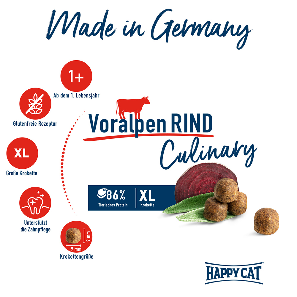 Happy Cat - Culinary Adult Voralpen Rind - 1 x 300g - 2