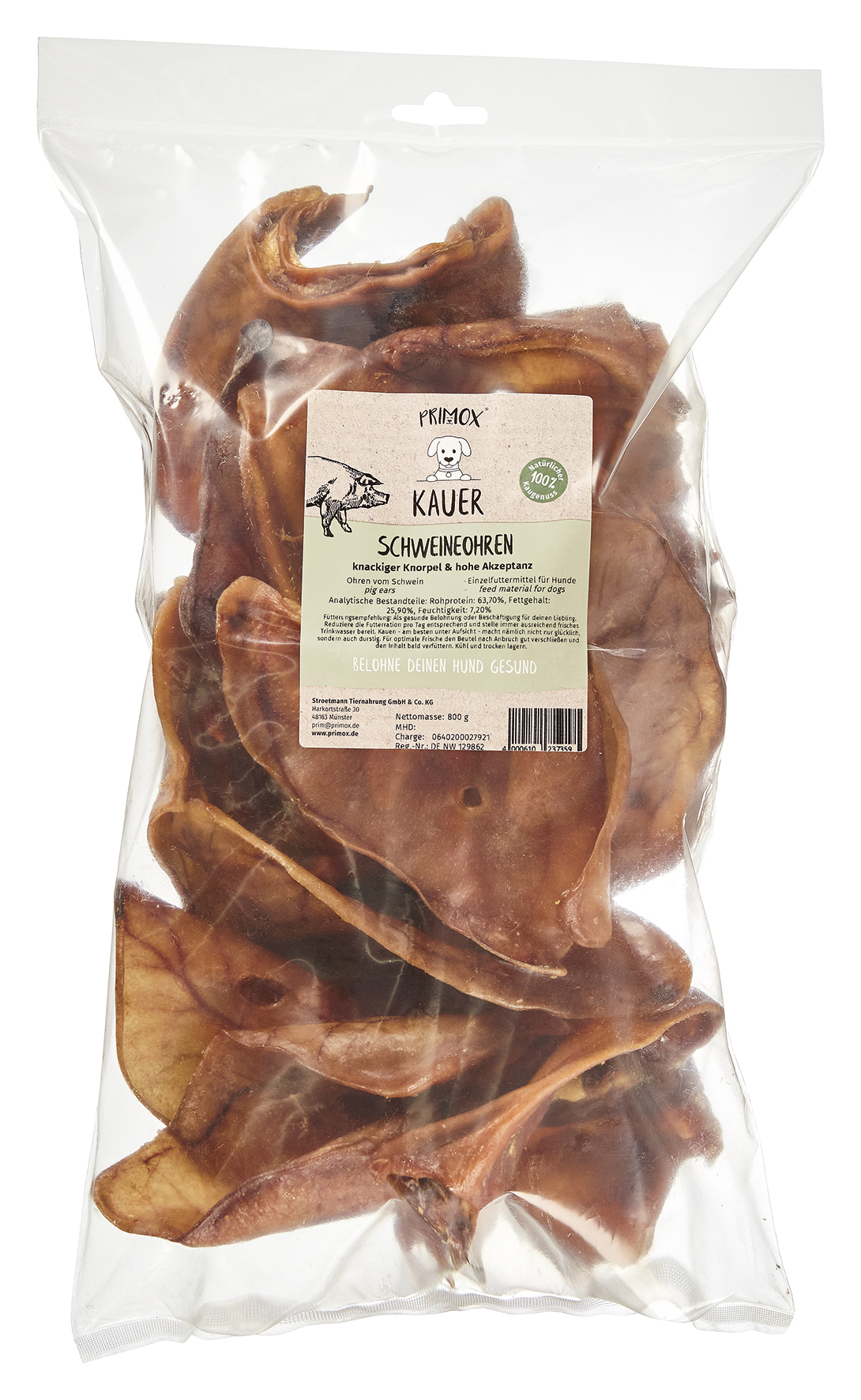 Schweineohren 800g