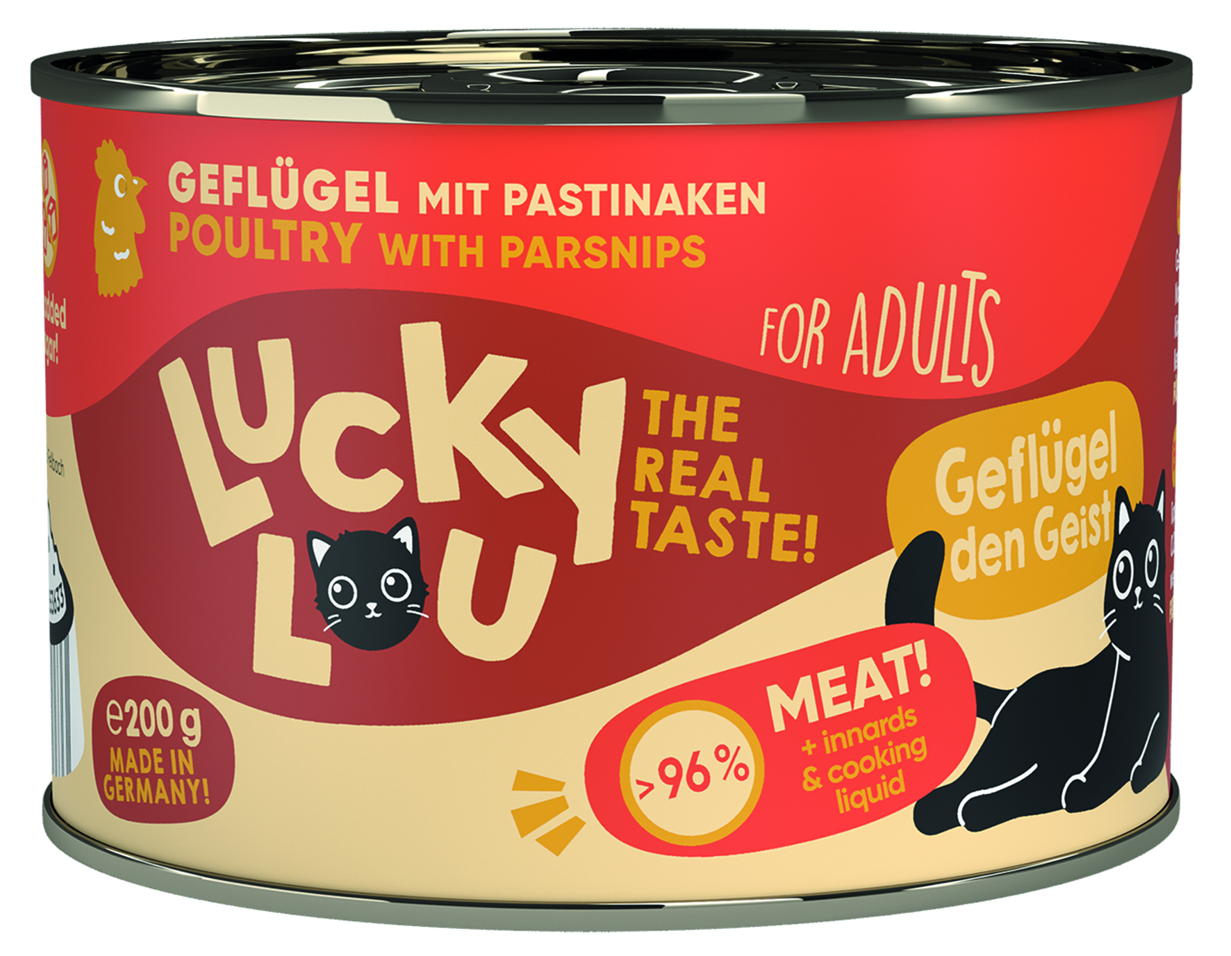 Lucky Lou - Lifestage mit Geflügel - 6 x 200 g - 1
