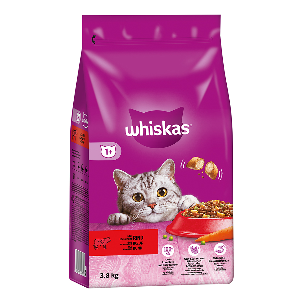 Whiskas Beutel 1+ mit Rind