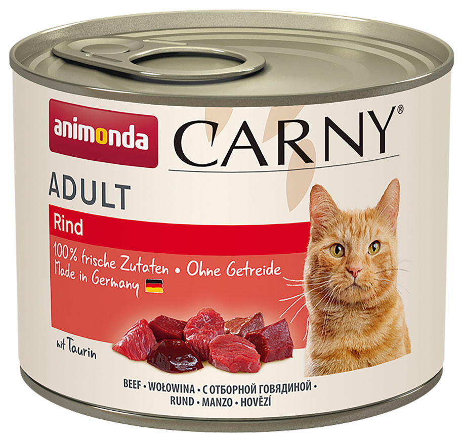 Animonda Carny - Adult Rind pur - 6 x 200 g - 1