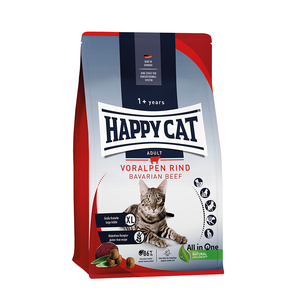 Happy Cat - Culinary Adult Voralpen Rind - 4 x 1.3 kg - 1