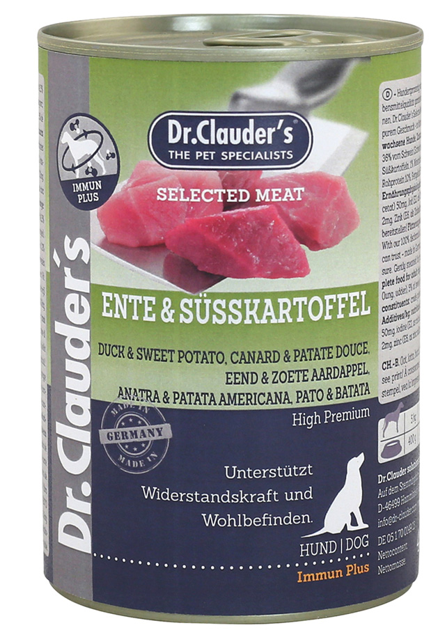 Dr. Clauder - Ente & Süsskartoffel - 6 x 400g - 1