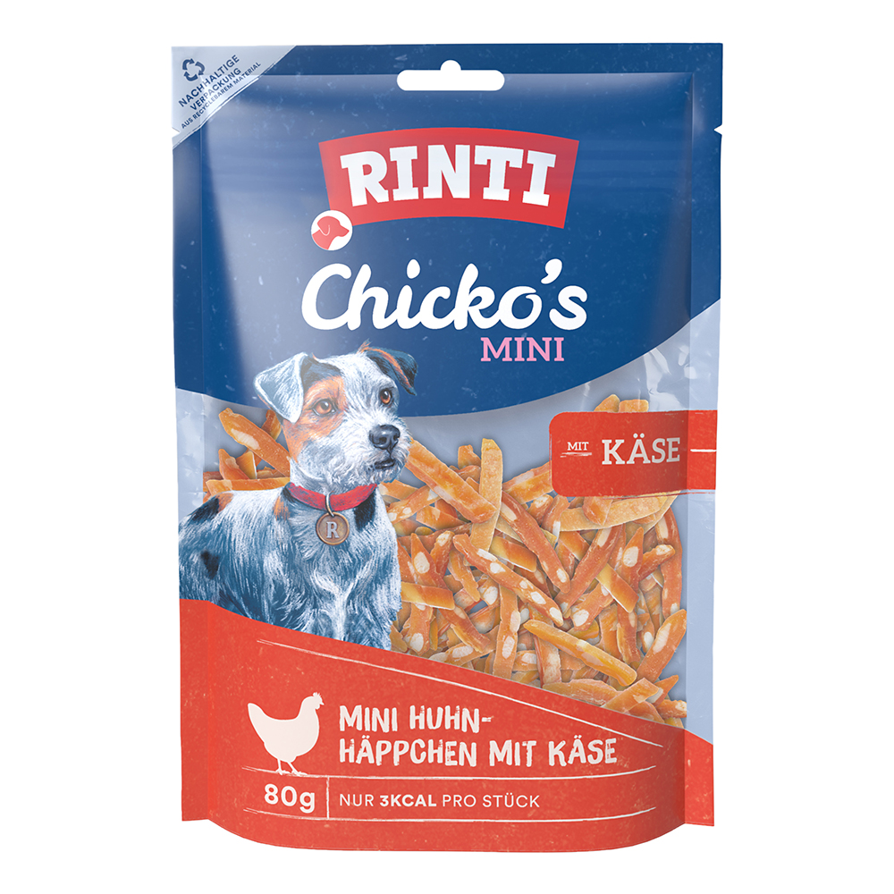 Rinti - Extra Chicko Mini Huhn mit Käse - 1 x 80 g - 1