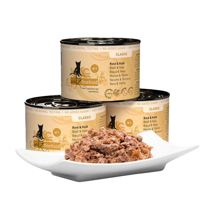 Catz Finefood - CLASSIC Rind & Kalb - 6 x 200g - 3