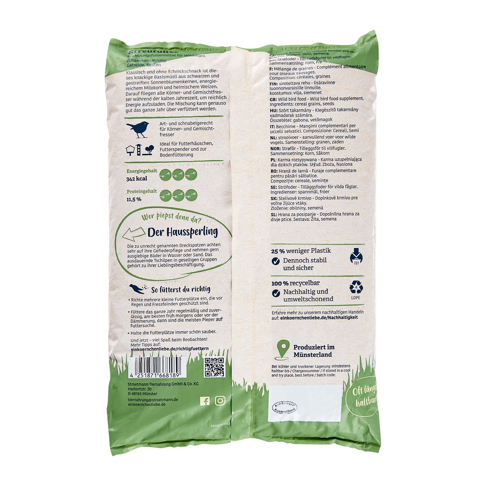 elles - Streufutter 1kg - 1 x 1 kg - 3