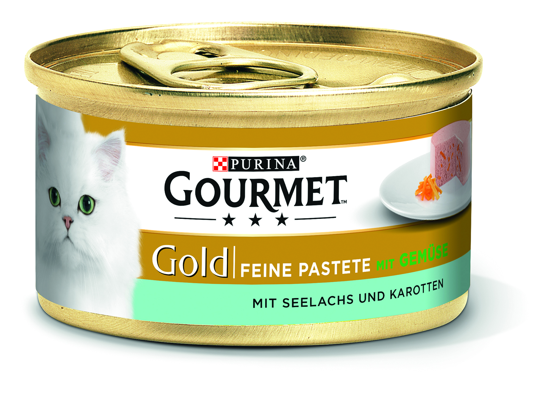 Gold Feine Pastete mit Seelachs & Karotten