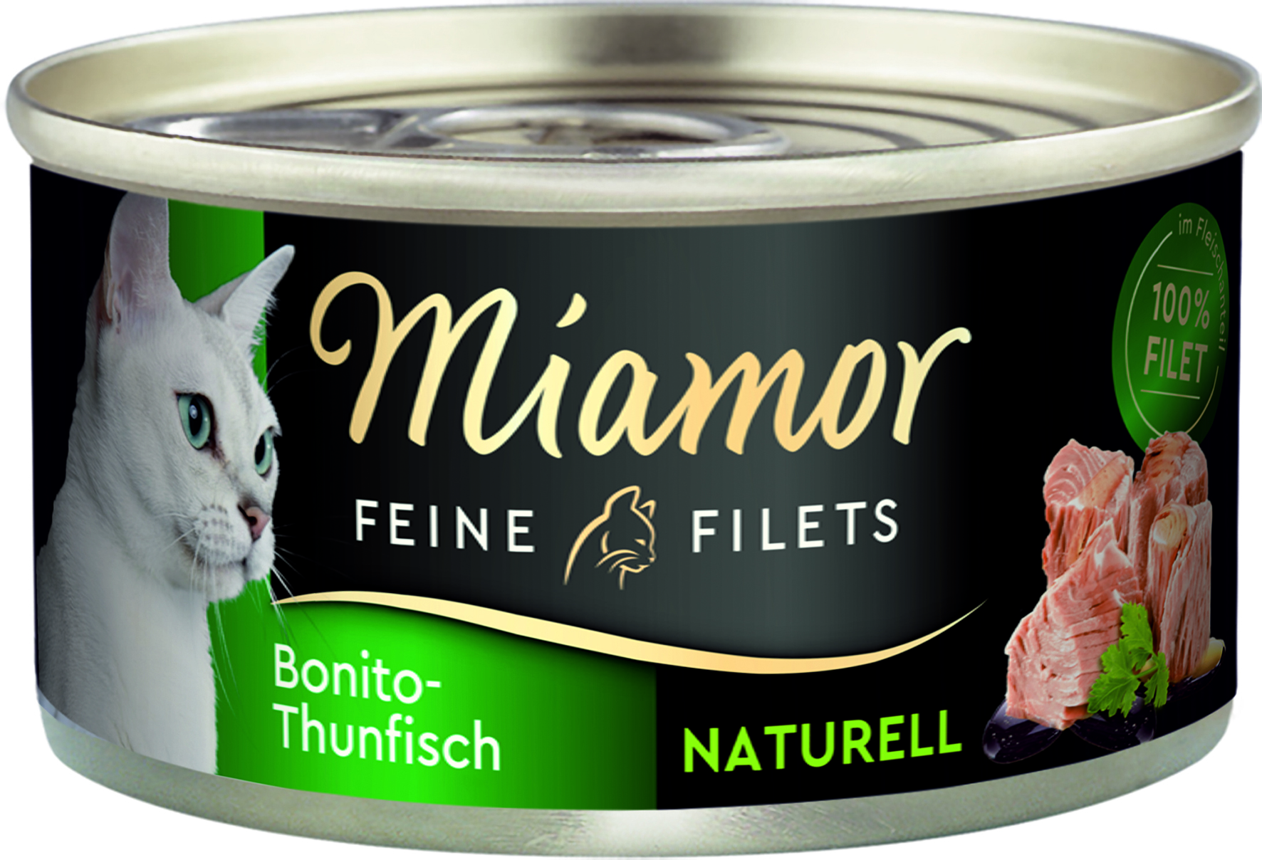 Miamor - Feine Filets naturelle in Fleischsaft Bonito-Thunfisch - 24 x 80 g - 1