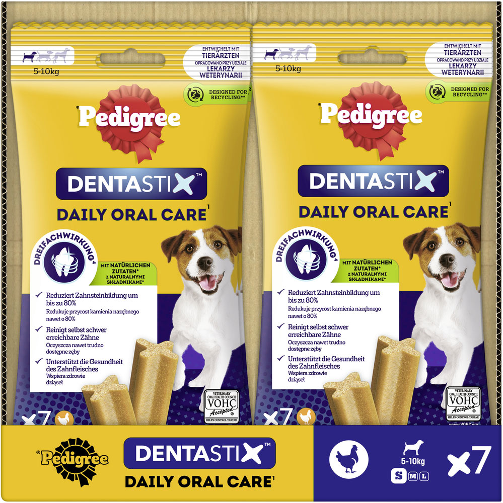 Pedigree - Dentastix Tägliche Zahnpflege für kleine Hunde - 10 x 7 Stück - 4