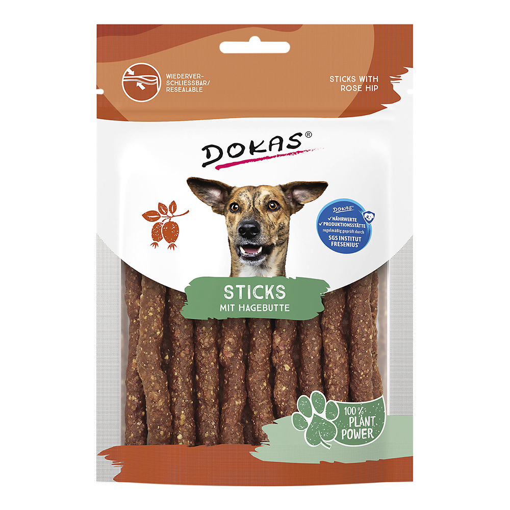 Sticks mit Hagebutte