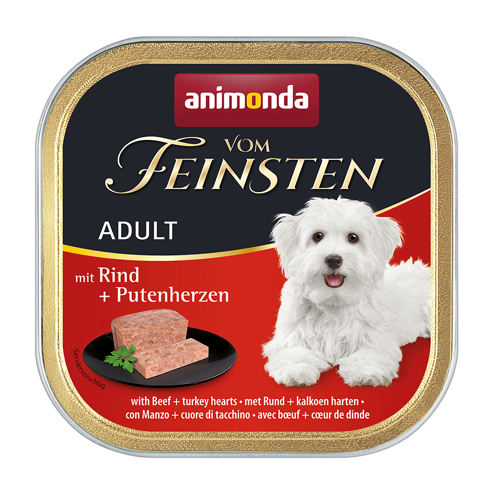 Adult mit Rind + Putenherzen