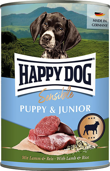 Happy Dog - Sensible Puppy & Junior Lamm - 6 x 0,4kg - 1