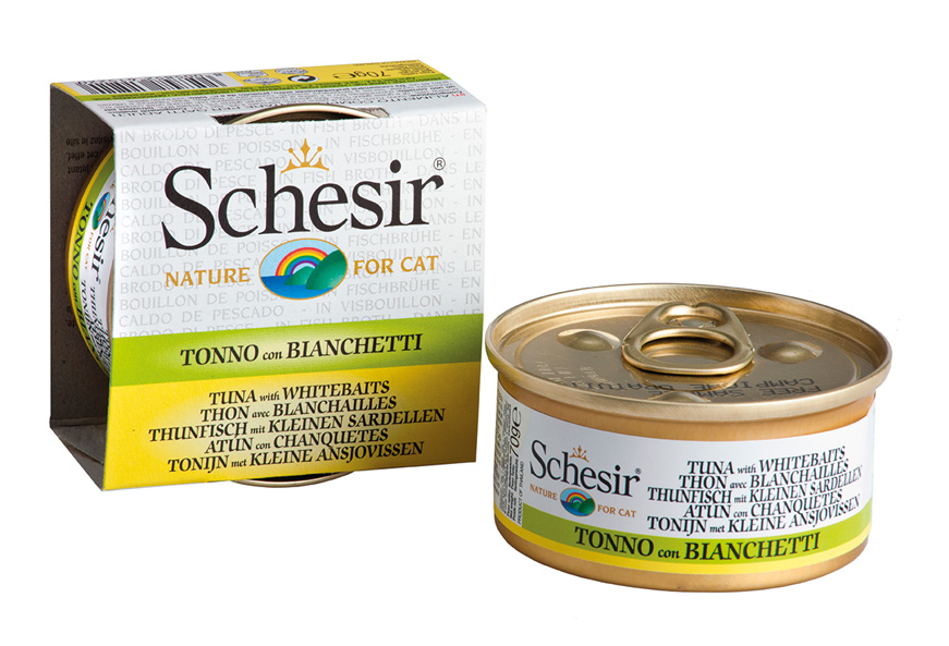 Cat Brühe Thunfisch mit kleinen Sardellen