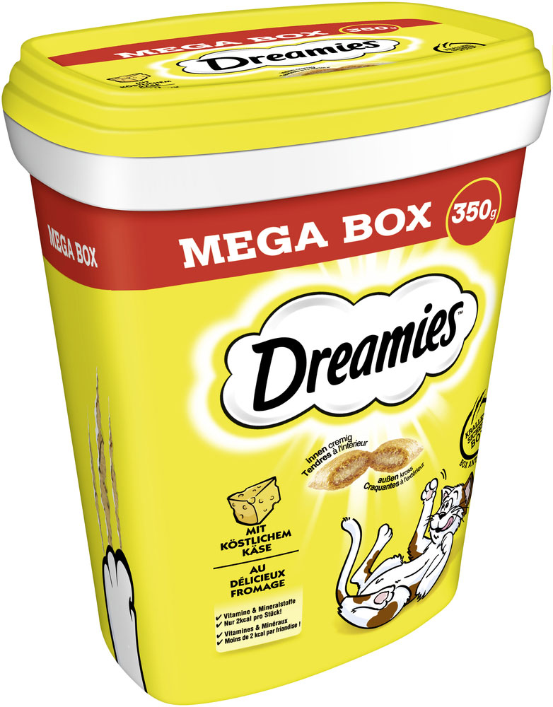 Dreamies - Dreamies Box mit Käse - 1 x 350g - 2