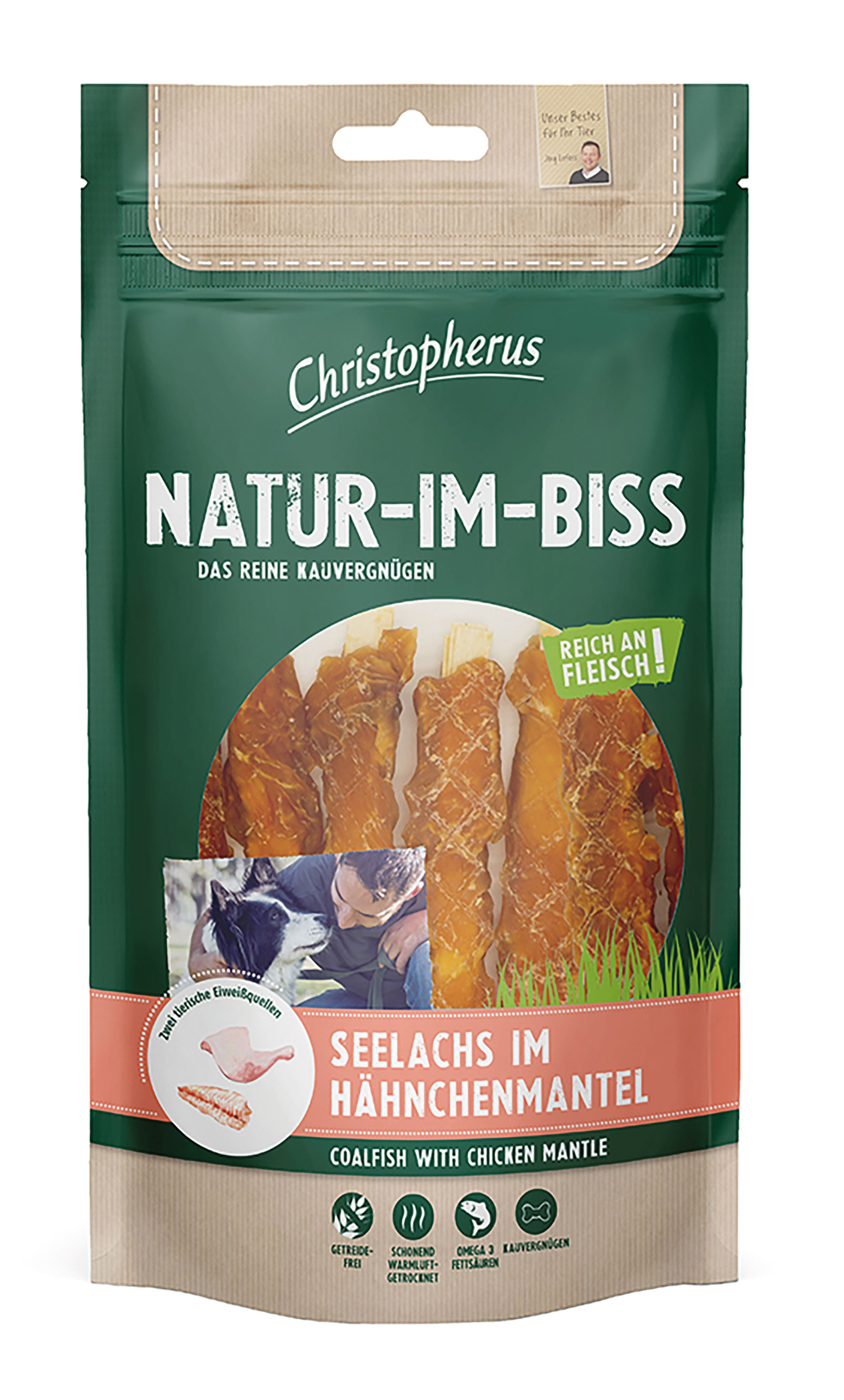 Seelachs im Hähnchenmantel