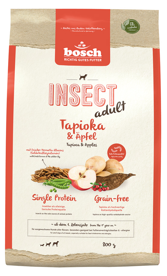 Bosch - Insect Adult Tapioka & Äpfel - 5 x 800g - 1