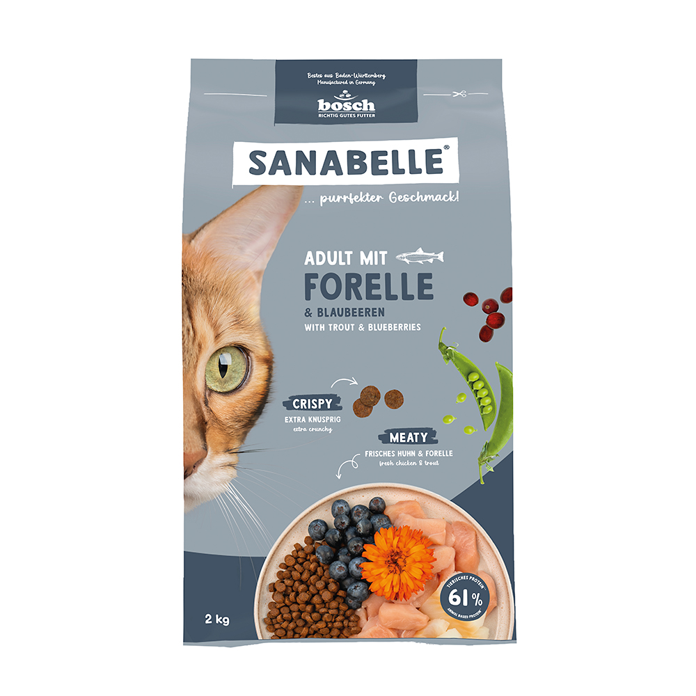 Adult mit Forelle