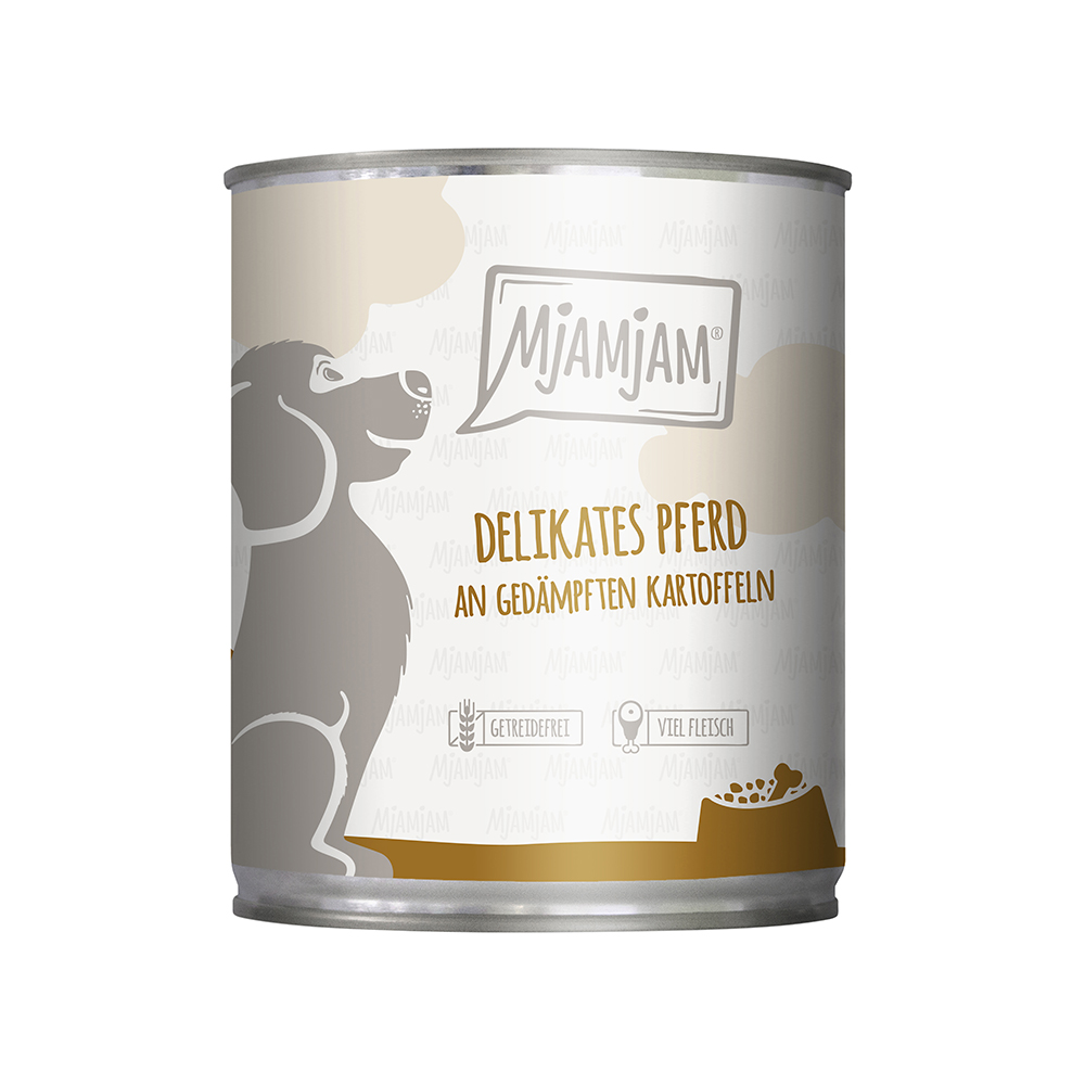 Delikates Pferd an gedämpften Kartoffeln