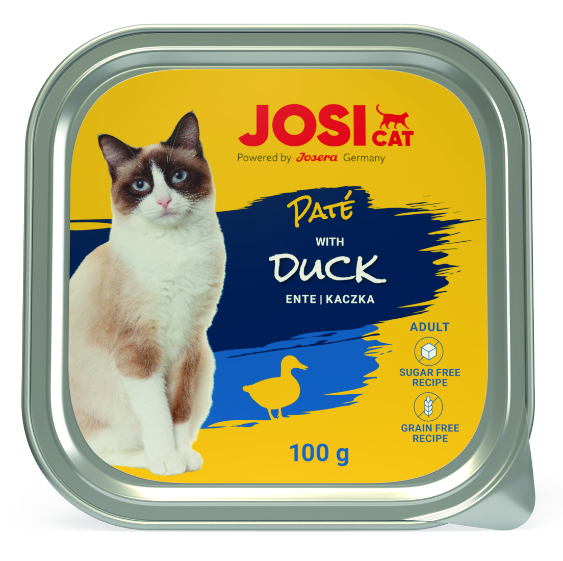 JosiCat - Paté mit Ente - 32 x 100 g - 1