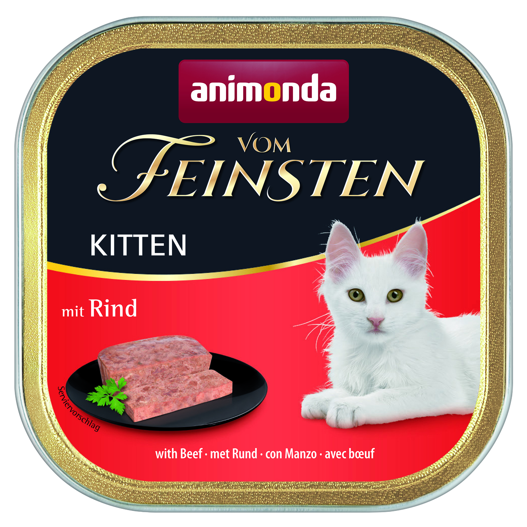 Kitten mit Rind