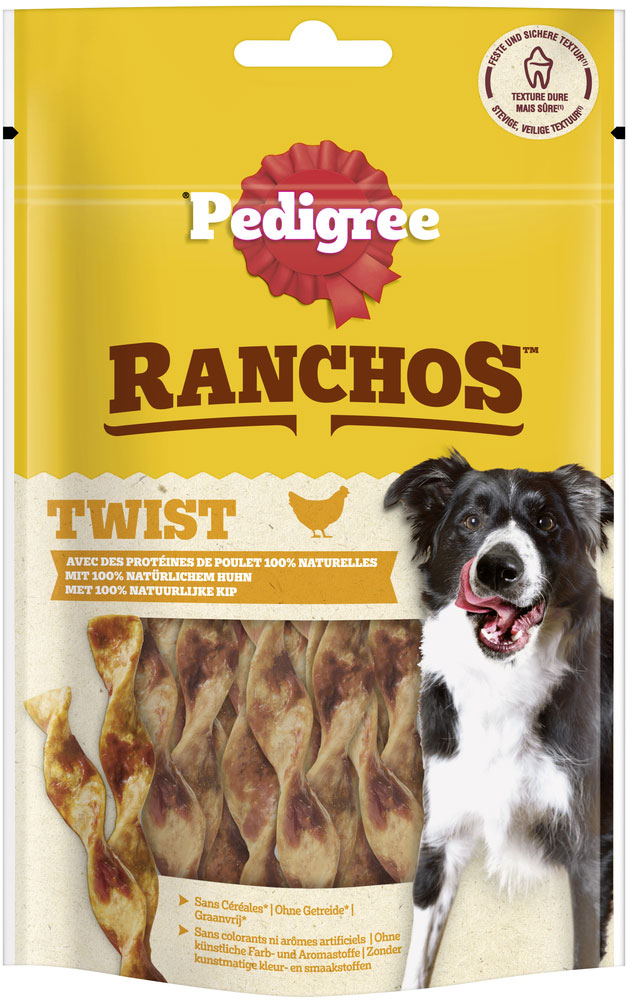 Pedigree - Ranchos Twist mit Huhn - 6 x 60g - 1