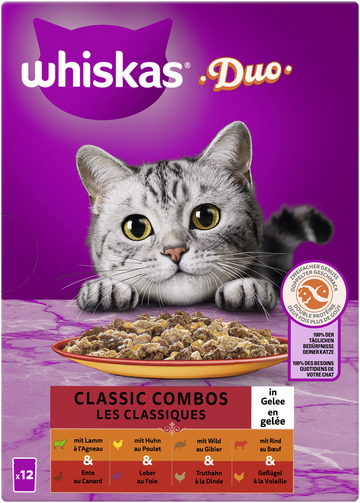 Whiskas - Whiskas Multipack DUO Classic Combos in Gelee - 4