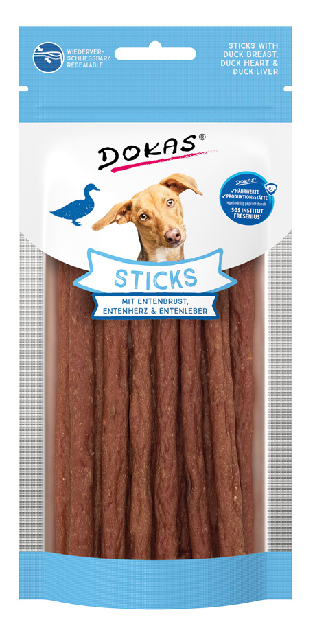 Sticks mit  Entenbrust, Entenherz und Entenleber