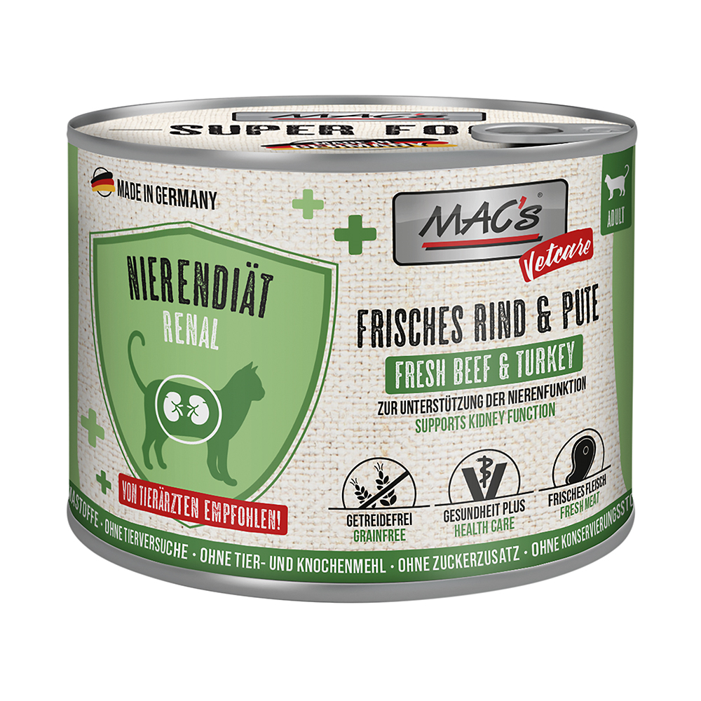 CAT Vetcare Nierendiät Rind & Pute