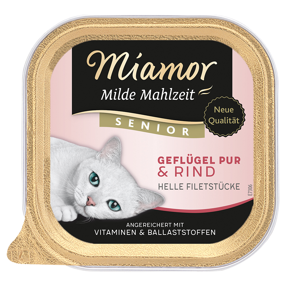 Miamor - Milde Mahlzeit Senior Geflügel & Rind - 1