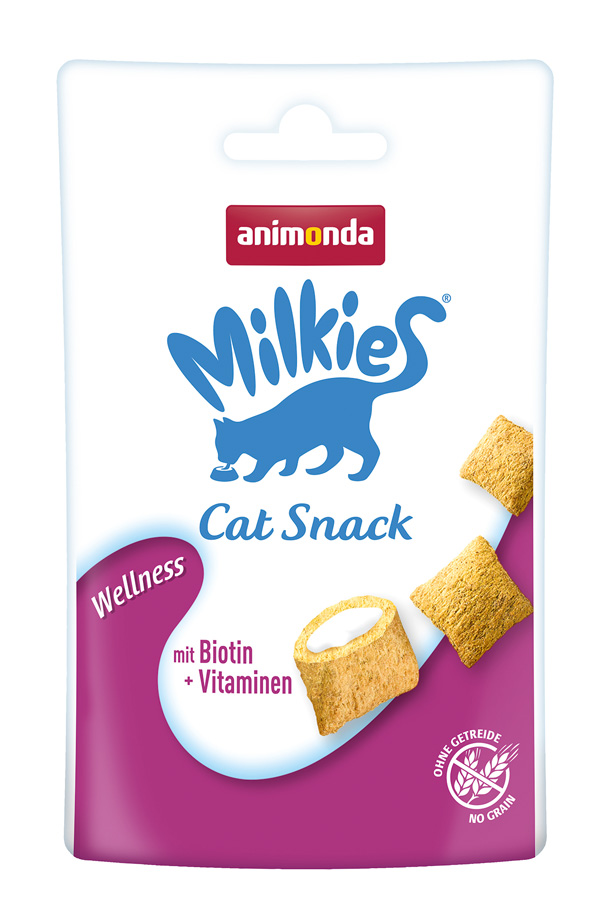 Animonda Milkies - Knusperkissen Wellness mit Biotin & Vitaminen Animonda Milkies - Knusperkissen Wellness mit Biotin & Vitaminen