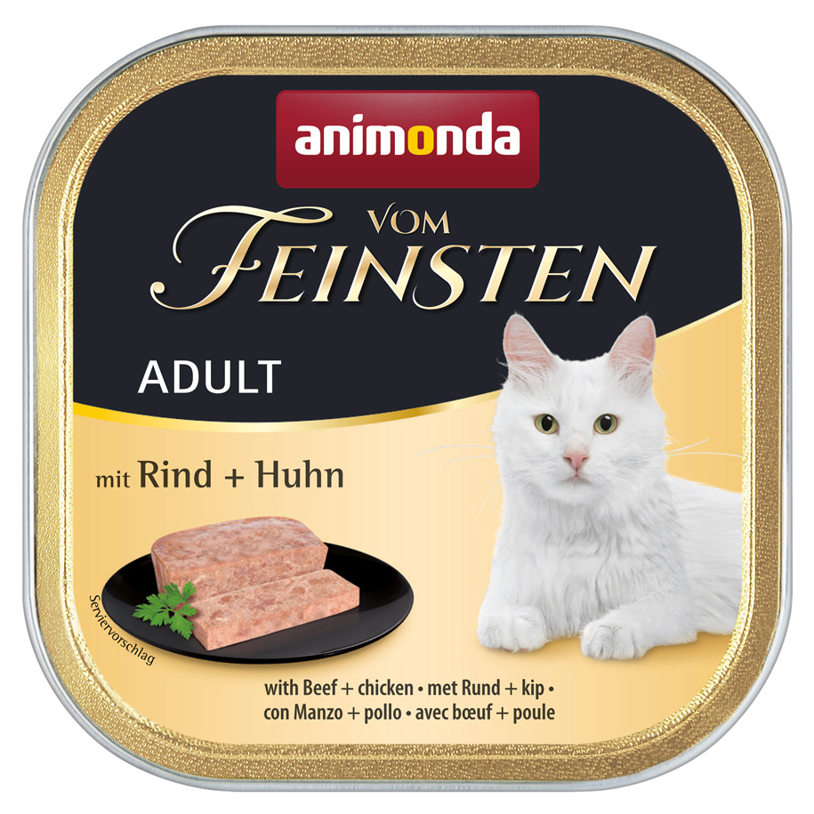 Adult mit Rind + Huhn