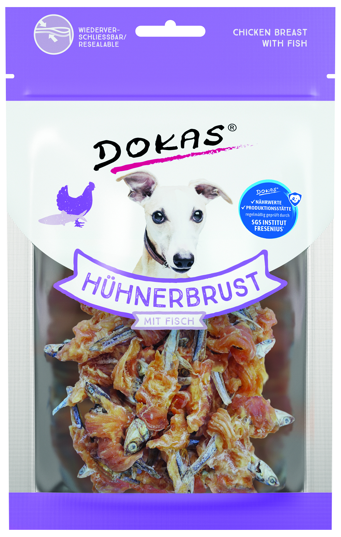 Hühnerbrust mit Fisch