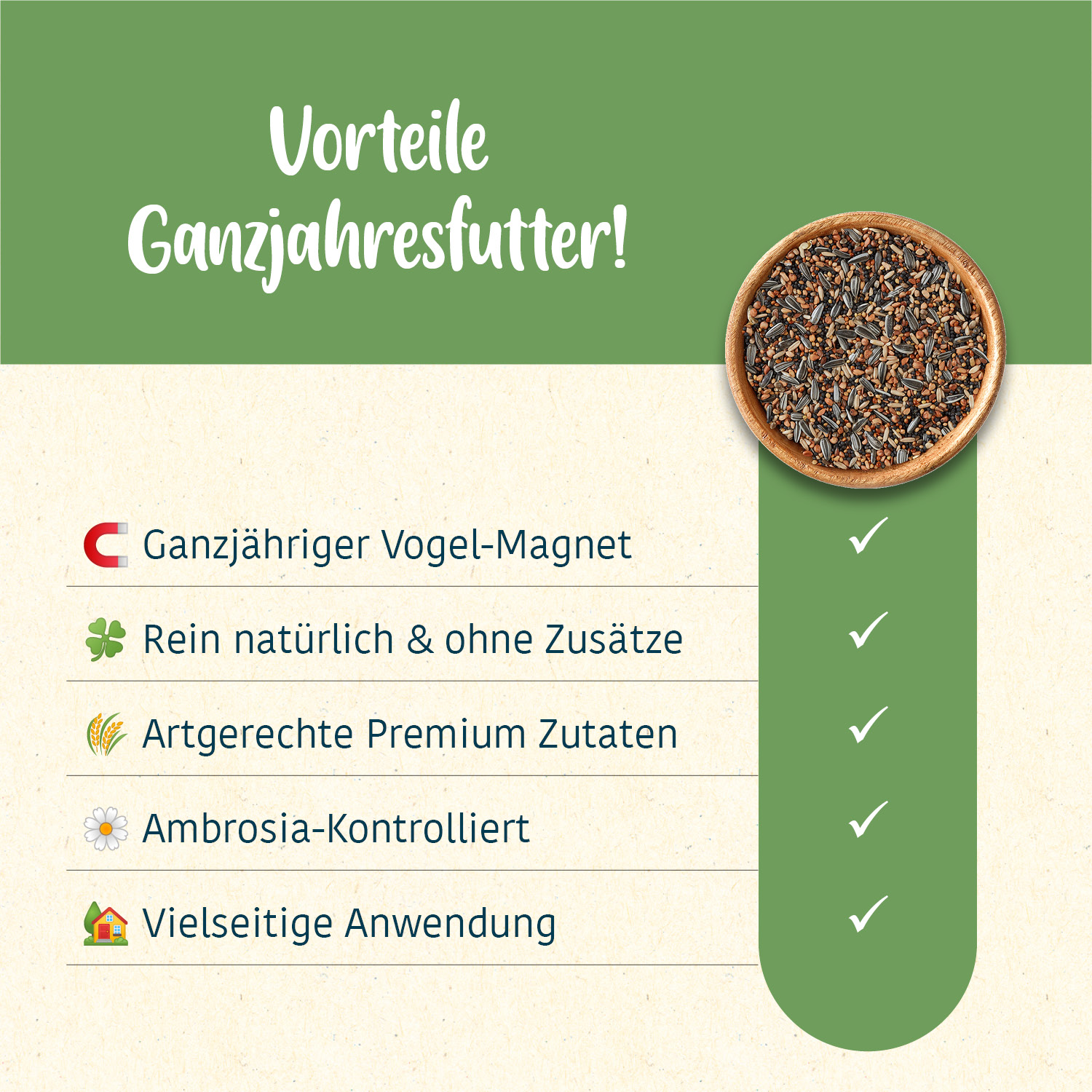 elles - Wildvogelfutter - 1 x 20 kg - 2
