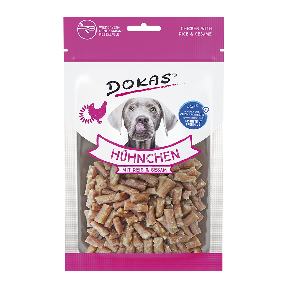 Dokas - Hühnchen mit Reis & Sesam - 12 x 70 g - 1