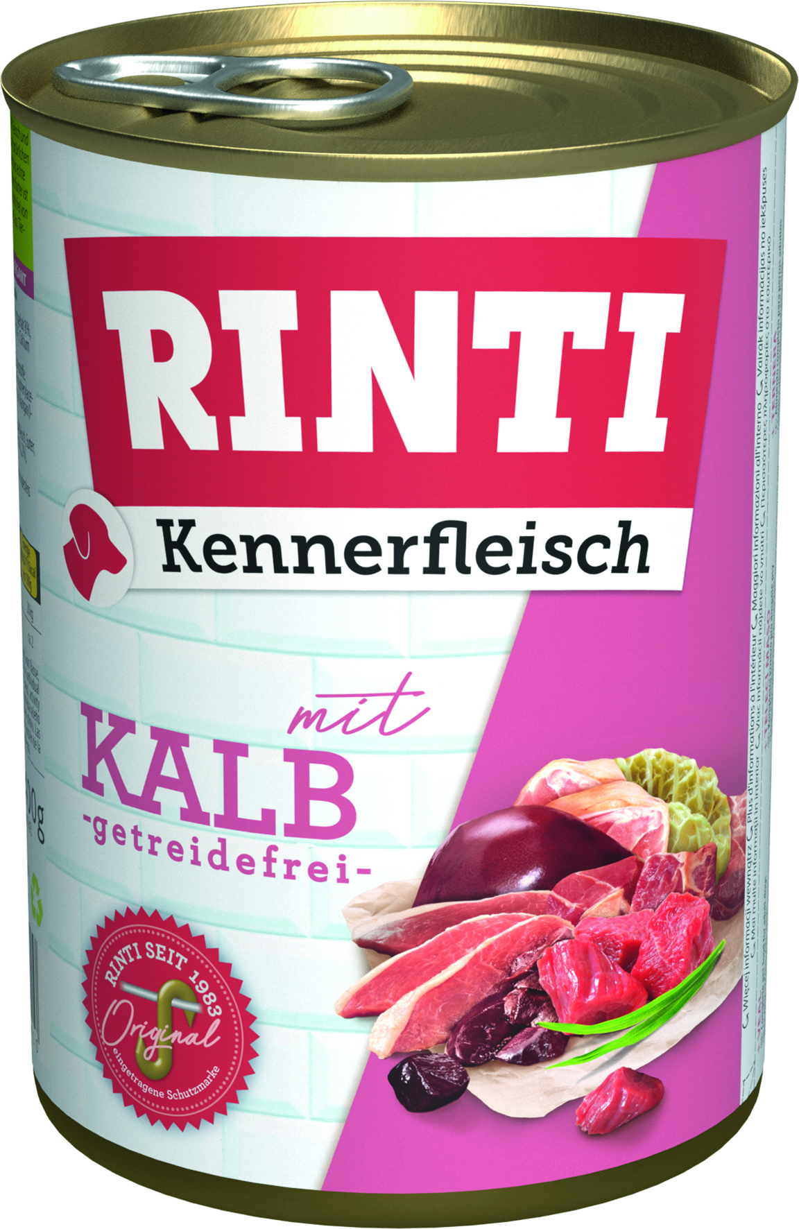 Rinti - Kennerfleisch Kalb - 24 x 400 g - 1