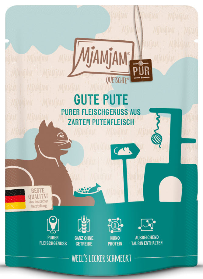 MjAMjAM - purer Fleischgenuss - gute Pute pur - 6 x 300 g - 1