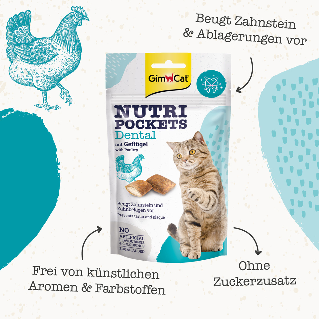 GimCat - Nutri Pocket Dental mit Geflügel - 3