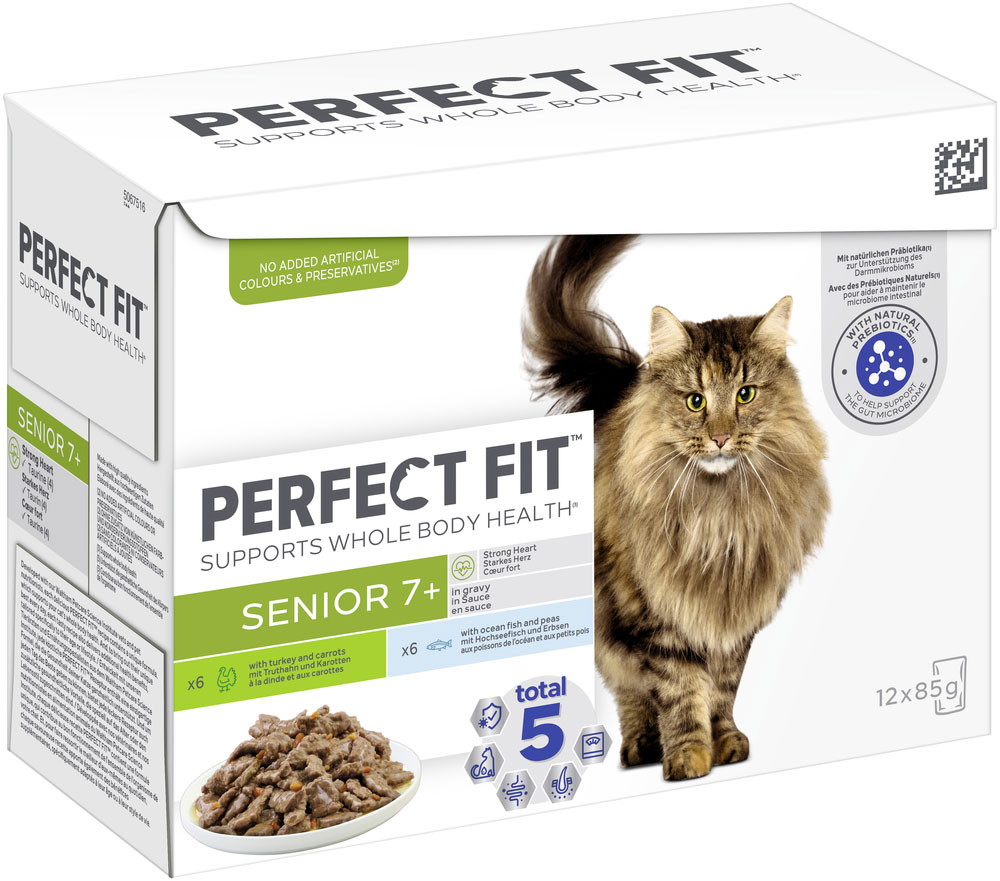Perfect Fit - Multipack Senior 7+ mit Truthahn & Karotte - 1 x 12X85g - 2