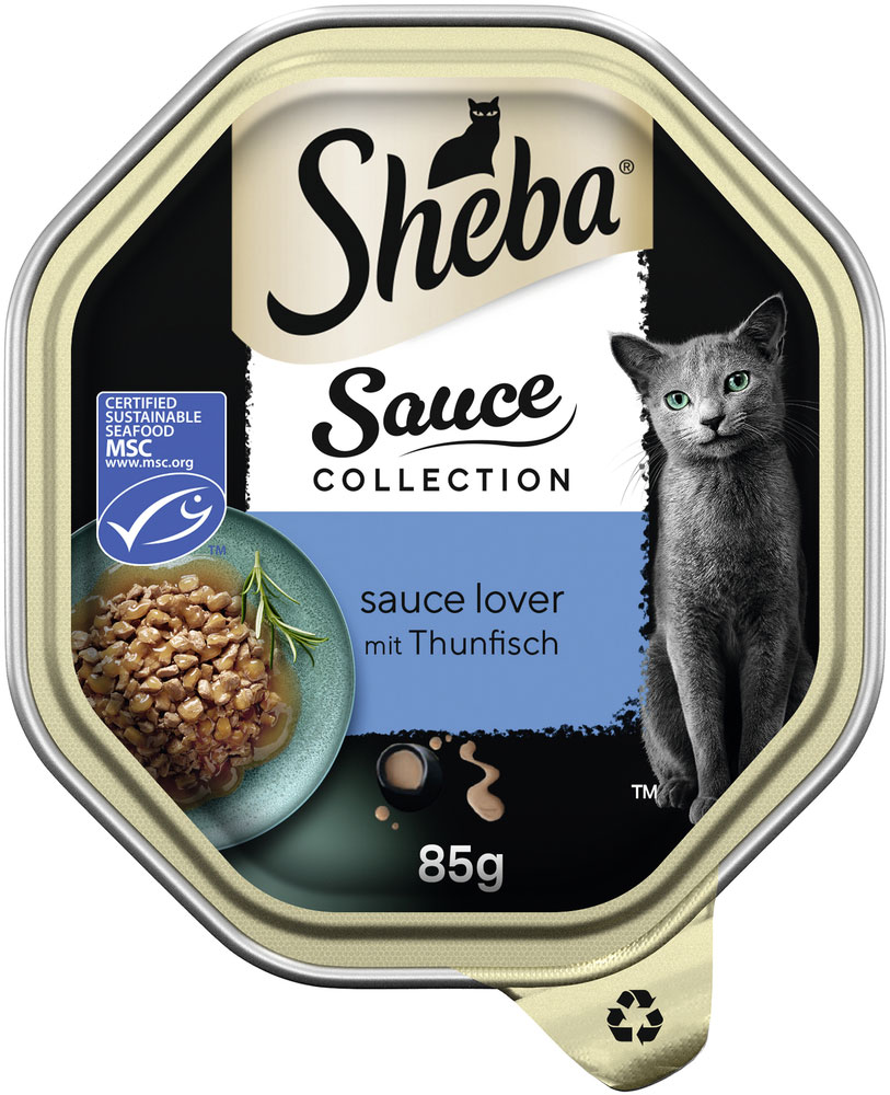 Sheba - Sauce Collection Lover mit Thunfisch - 22 x 85g - 2