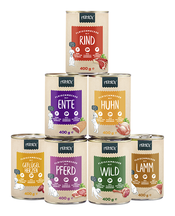Primox - Hunde Nassfutter mit Huhn 6 x 400g - 6 x 400 g - 4
