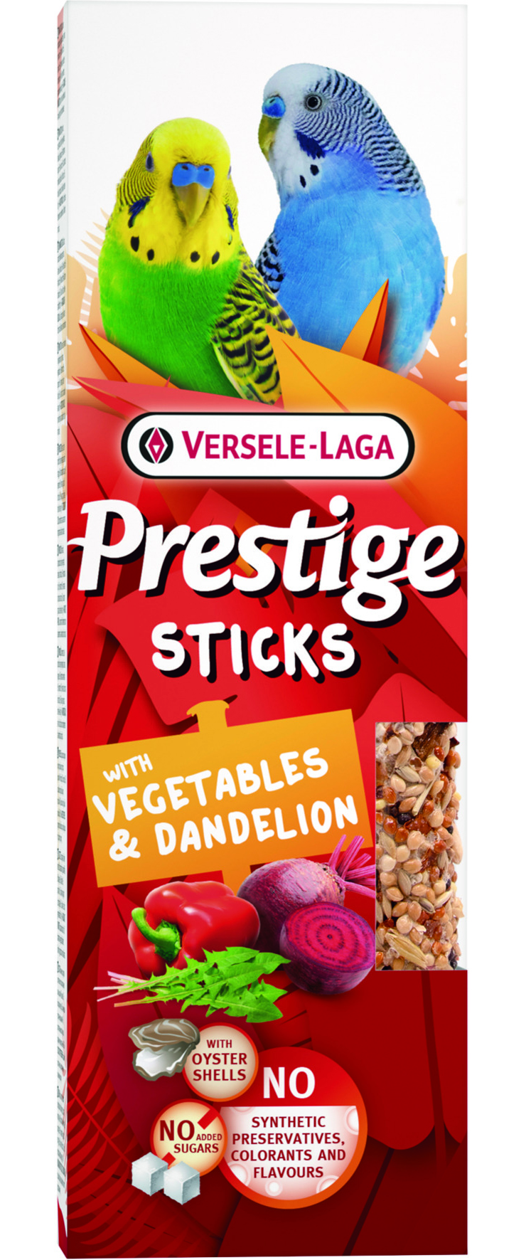 Prestige Sticks Kleinsittiche mit Gemüse & Löwenzahn