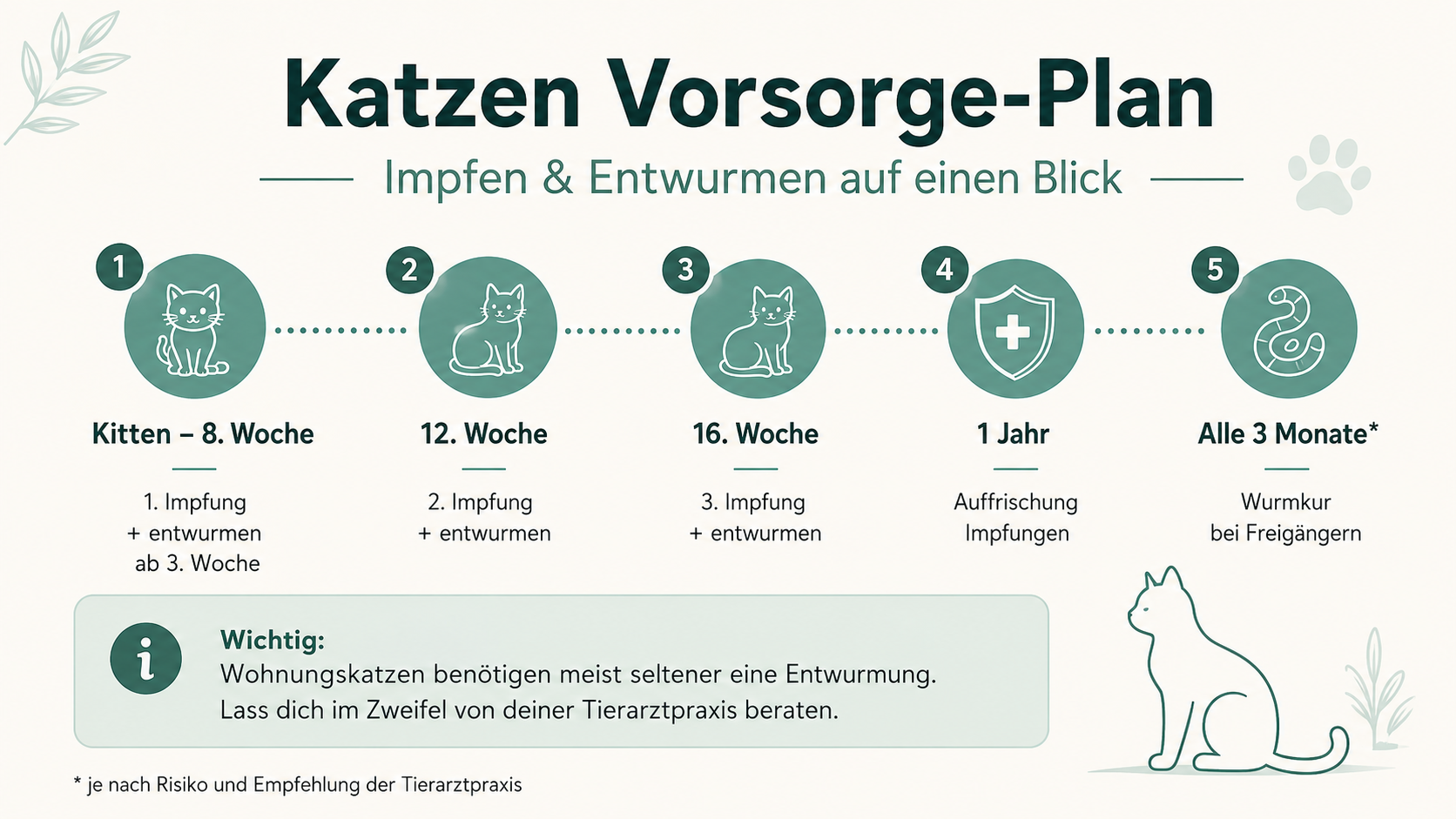 katzenvorsorgeplan alles auf einen blick