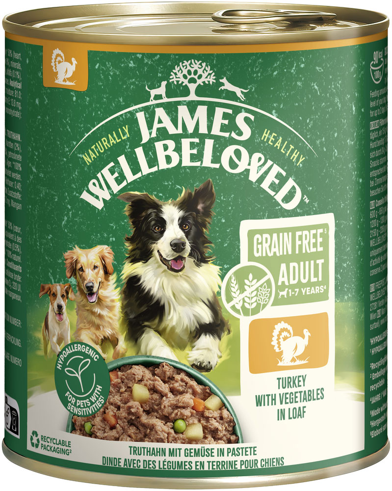 Grain Free Truthahn mit Gemüse in Pastete